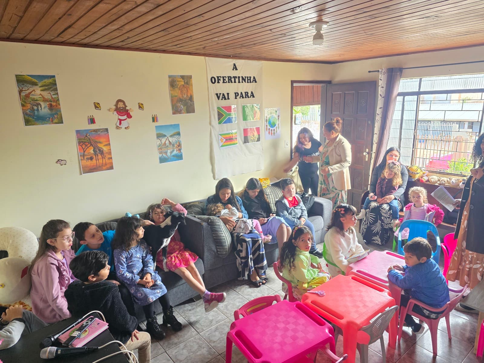 Ambiente da escolinha das crianças
